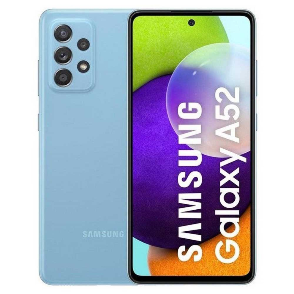 Samsung Galaxy A52 (A525F DS) (Dual SIM, 128GB/8GB, Awesome Blue)