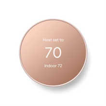 Google Nest Thermostat (Sand, GA02082)