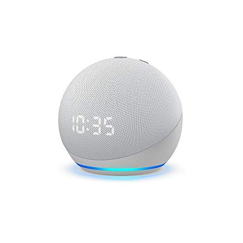 Refurbished Amazon Amazon Echo Dot (4th Gen) Smart Speaker With Alexa White