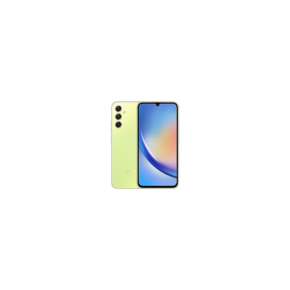Samsung Galaxy A34 (A346e Dsn) (128Gb+6Gb, Awesome Lime)