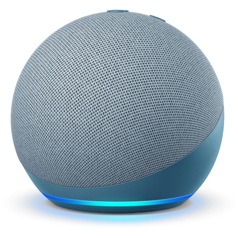 Amazon Echo Dot (4Th Gen) Smart Speaker Clock With Alexa Blue