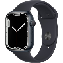 Apple Watch Series 7 45mm (MKN53, Midnight Aluminium Midnight Sport Band) - Refurbished