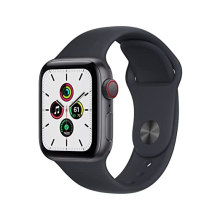 Apple Watch SE 40mm (GPS+Cellular) (MKR13, Space Gray Aluminium Tornado Gray Sport Loop) - Refurbished