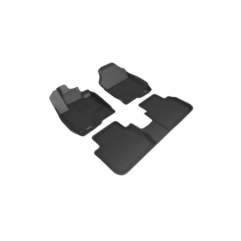 3D Maxpider L1hd13101509 Kagu 1St & 2Nd Row Floor Liner Set For 2022-2023 Honda Hr-V, Black 190204064516