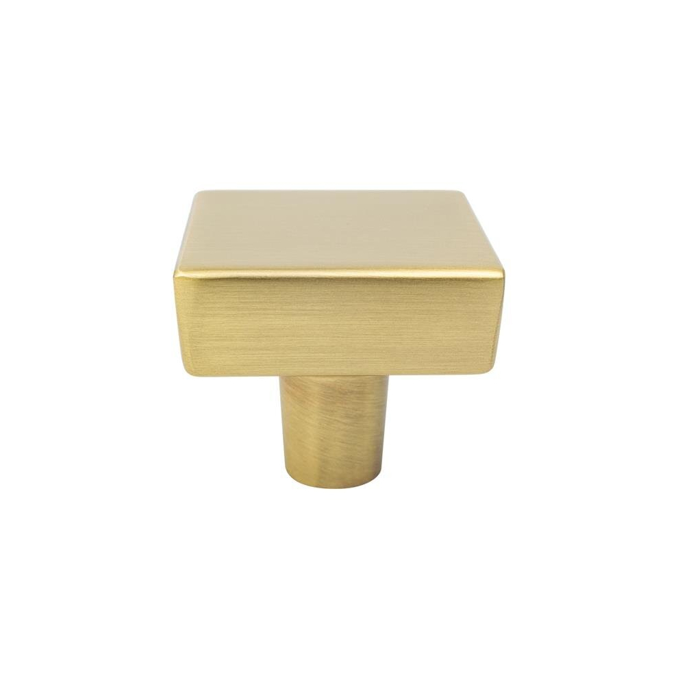 Brookridge Square Knob, Modern Brushed Gold 748702773647