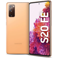 Samsung Galaxy S20FE (G780G-DS, 4G) (128GB/8GB, Cloud Orange) - Refurbished