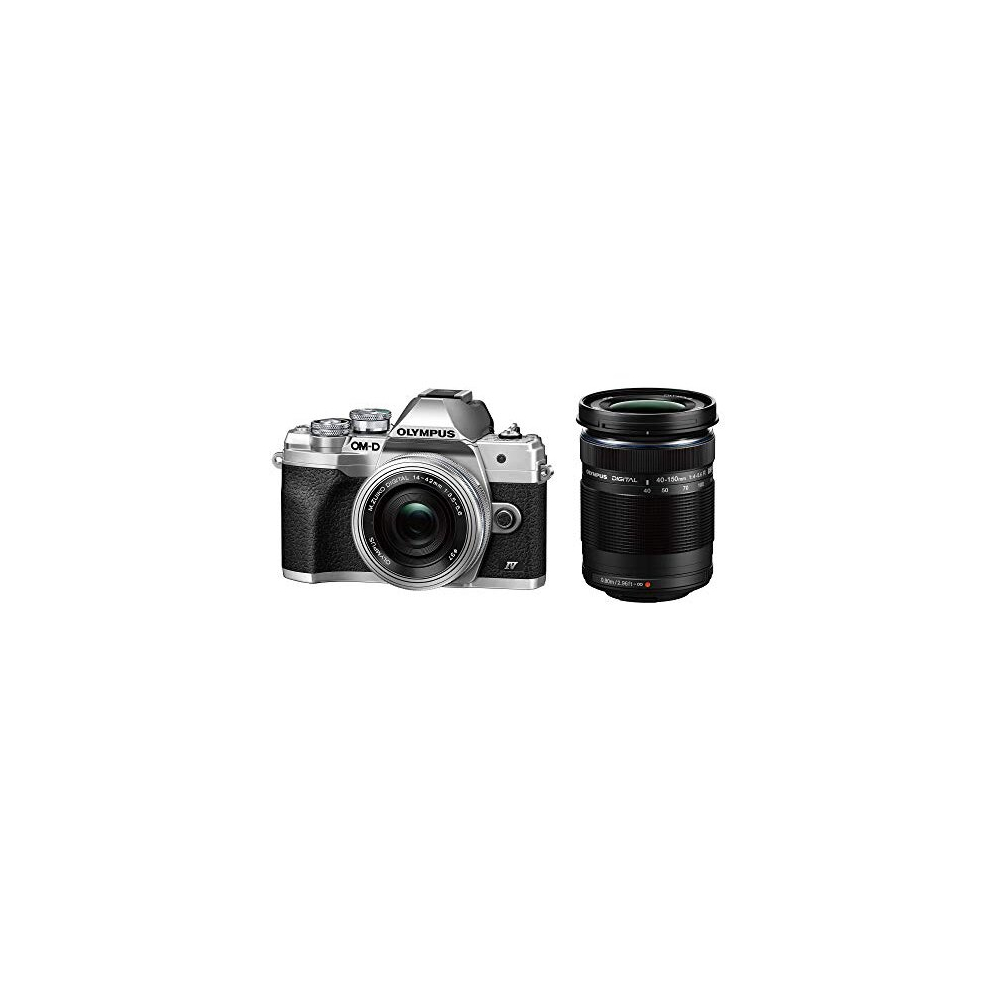 Olympus OM-D E-M10 Mark IV Kit (14-42mm EZ) (40-150mm) Silver