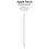 Apple Apple Apple Pencil 2 MU8F2 White 1