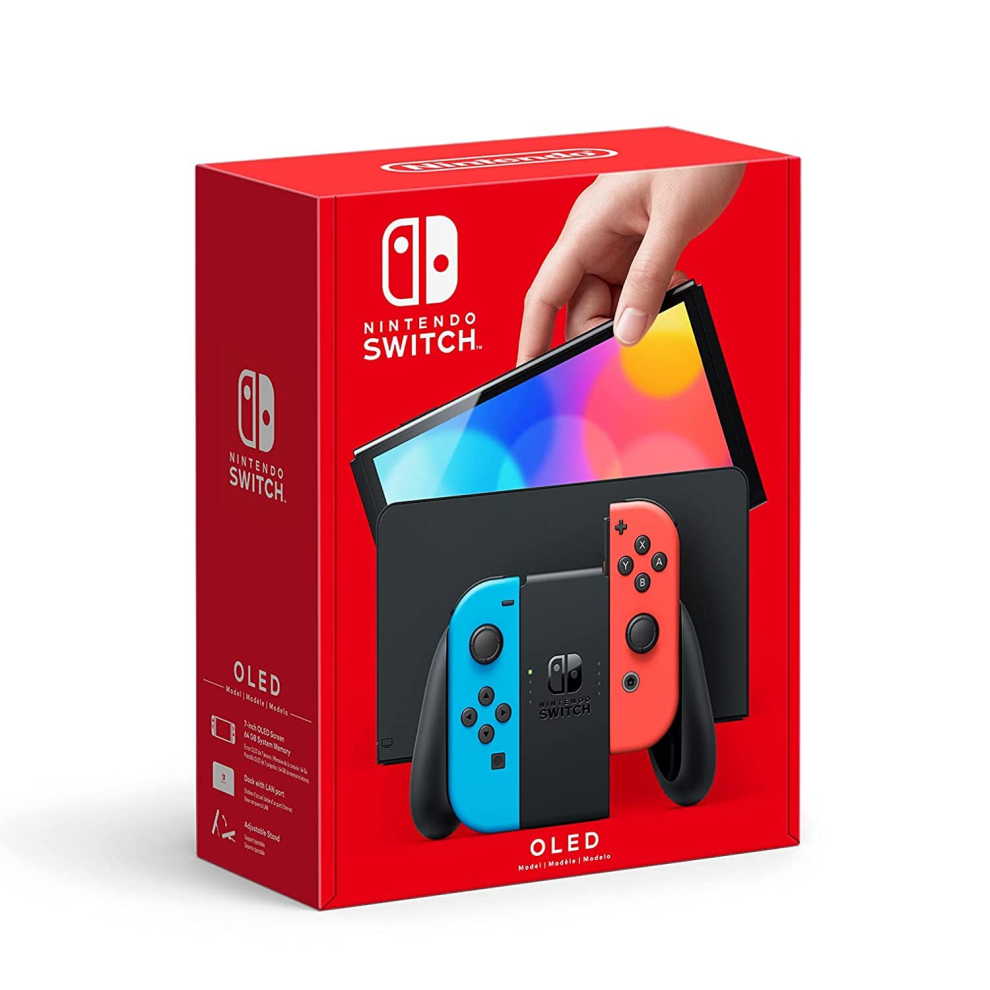 Nintendo Switch OLED Console (64GB, Neon)