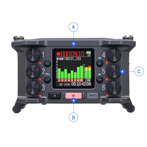 Zoom F6 Multitrack Field Recorder