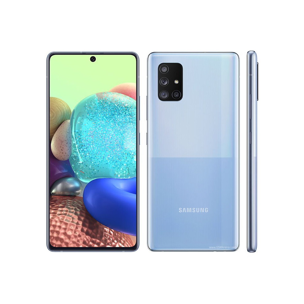 Samsung Galaxy A71 (A716B-DS, 5G) (128GB/8GB, Prism Cube Blue) Mobile Phone