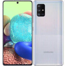 Samsung Samsung Galaxy A71 (A716B-DS, 5G) (128GB/8GB, Prism Cube Silver) - Refurbished