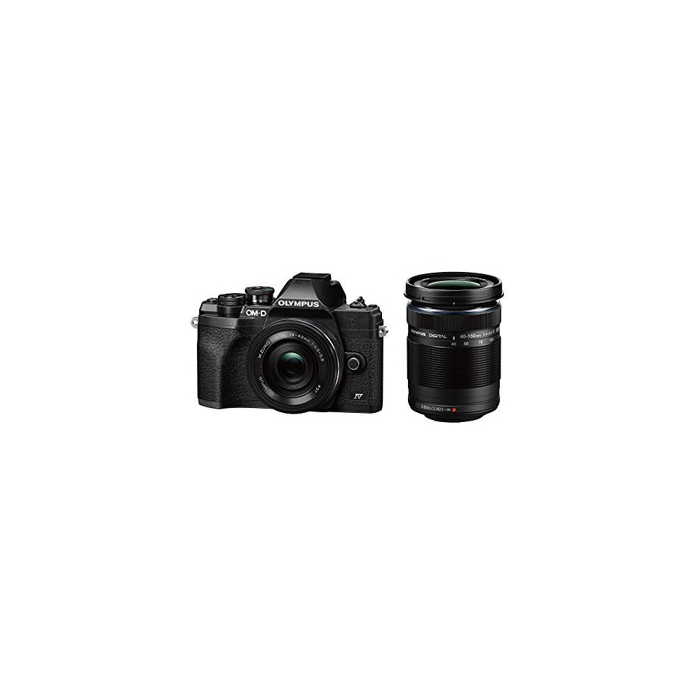 Olympus OM-D E-M10 Mark IV Kit (14-42mm EZ) (40-150mm) Black