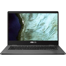 Asus CX22NA 11.6 HD Chromebook - Intel Celeron N3350 1.1GHz - 4GB RAM - 32GB eMMC - Webcam - Chrome OS Gray - Refurbished