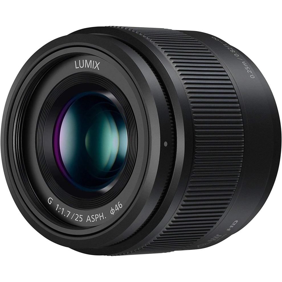 Panasonic LUMIX G 25mm F/1.7 ASPH (HH025, White Box) Black