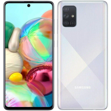 Samsung Samsung Galaxy A71 (A715F DS) (128GB/8GB, Haze Crush Silver) - Refurbished