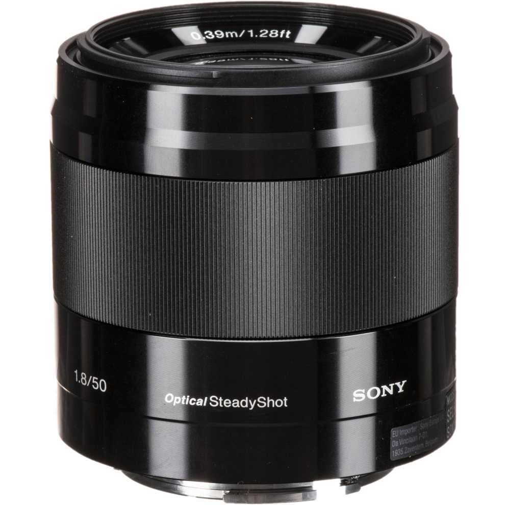 Sony E 50Mm F1.8 Oss Black (Nex)