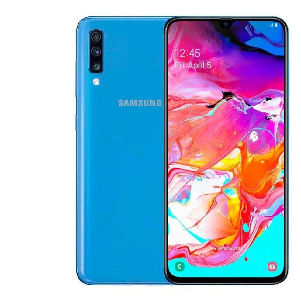 Samsung Galaxy A70 A705F DS 2019 (Dual SIM, 128GB/8GB, Blue) Mobile Phone