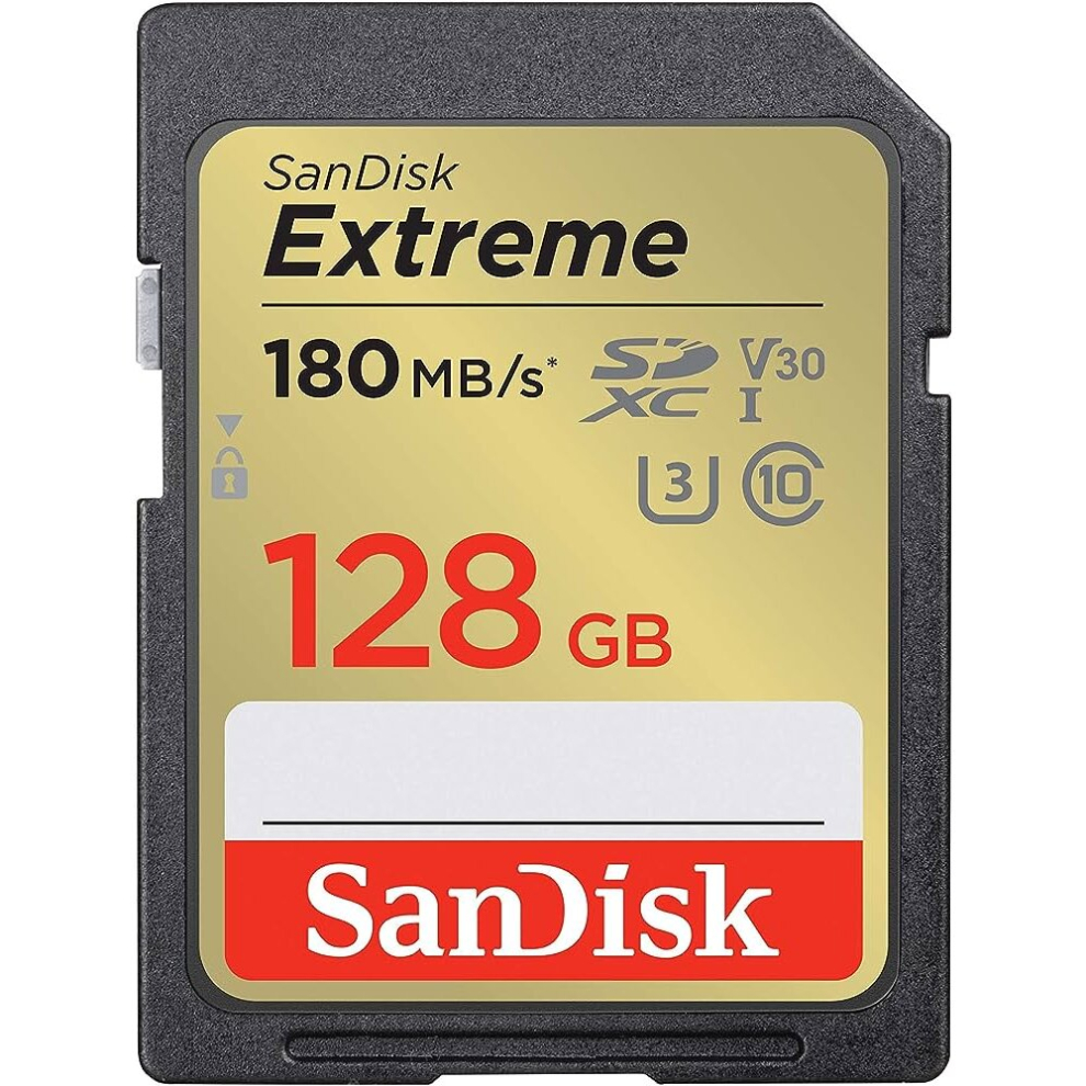 Sandisk SD Extreme Class 10 UHSI (128GB, SDSDXVA-128G-GNCIN)