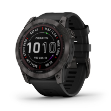 Garmin Fenix 7X Sapphire Solar (Black DLC Titanium with Black Band) (010-02541-23, EMEA)