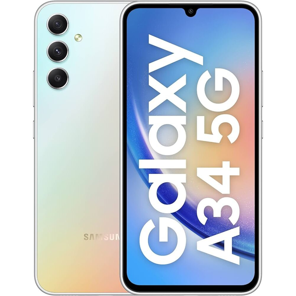 Samsung Galaxy A34 (A346e Dsn) (128Gb+8Gb, ) Silver