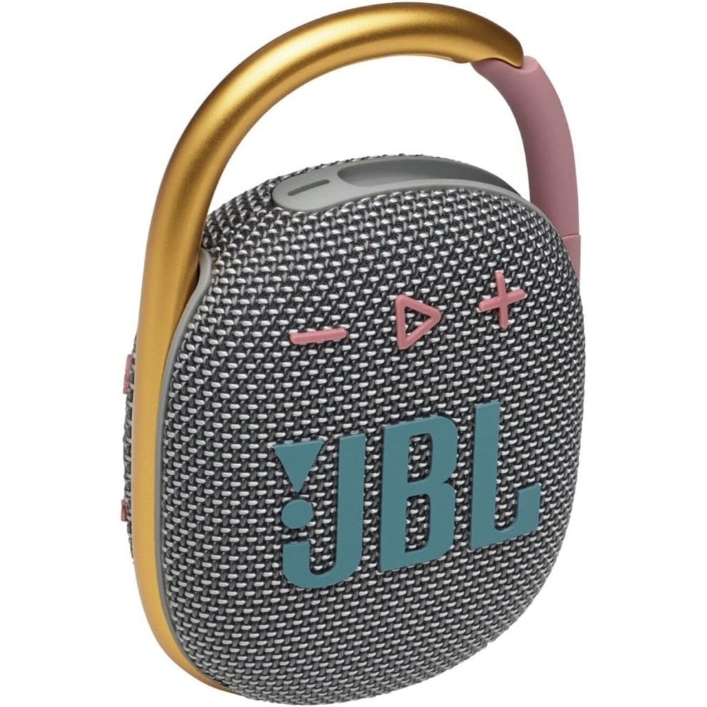 JBL Clip 4 Portable Bluetooth Speaker (Gray)