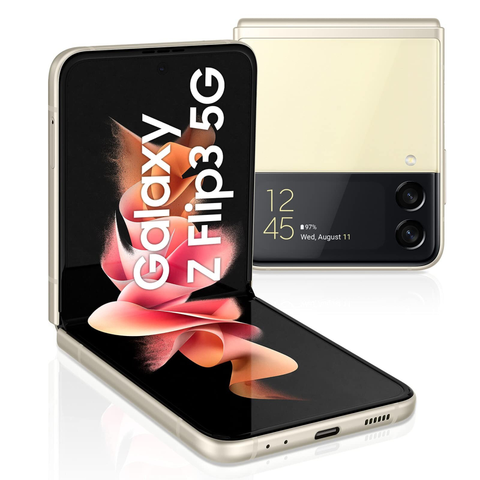 Samsung Galaxy Z Flip 3 5G F711B (128GB/8GB, Cream)