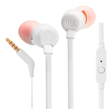 JBL T110 In-Ear Headphones (White)