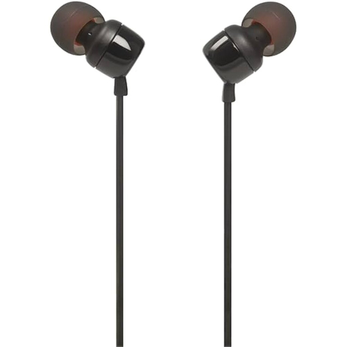 JBL JBL T110 In-Ear Headphones (Black)