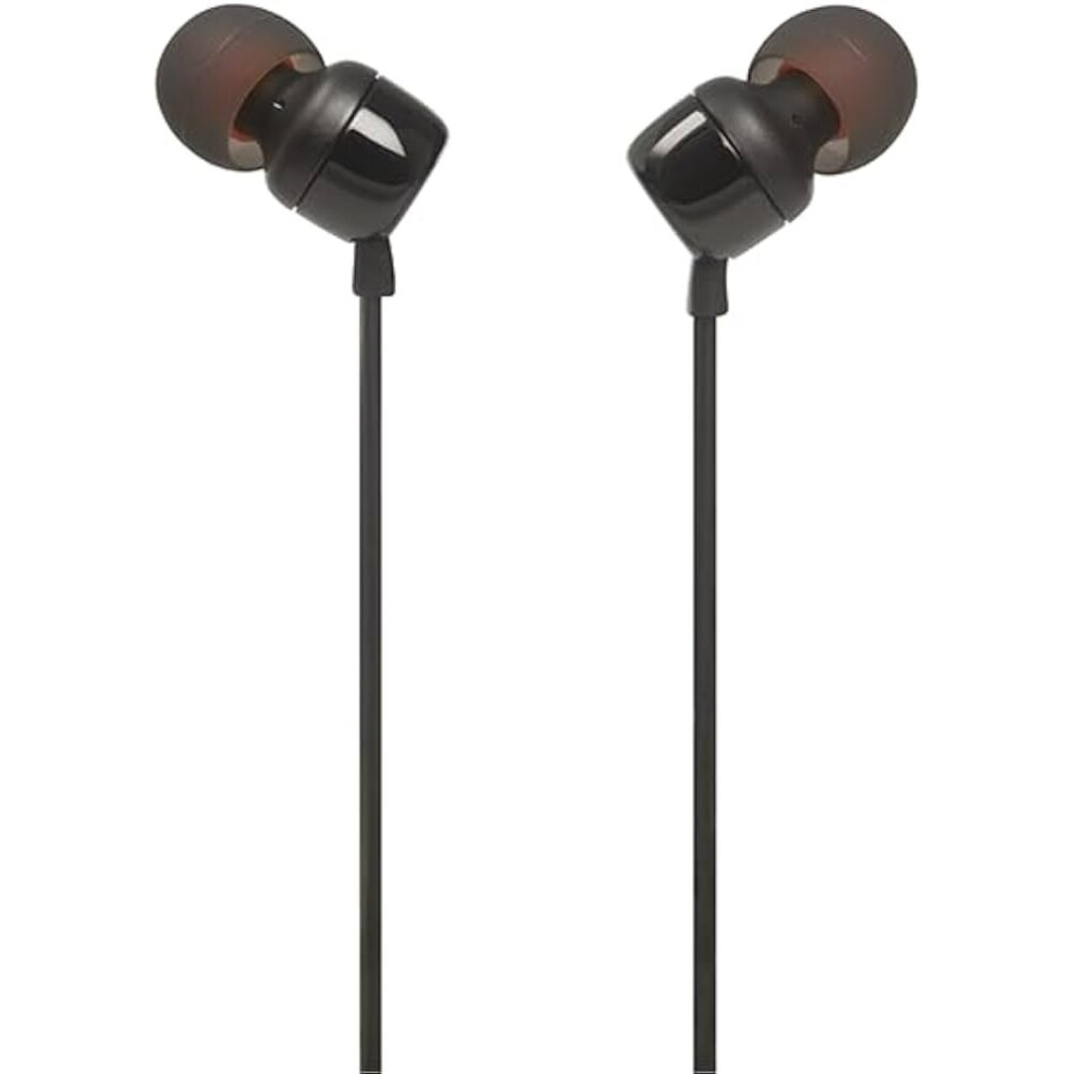 JBL T110 In-Ear Headphones (Black)