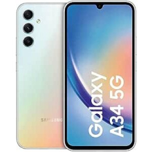 Samsung Galaxy A34 (A3460 DS) (128GB+8GB, Silver) - Refurbished