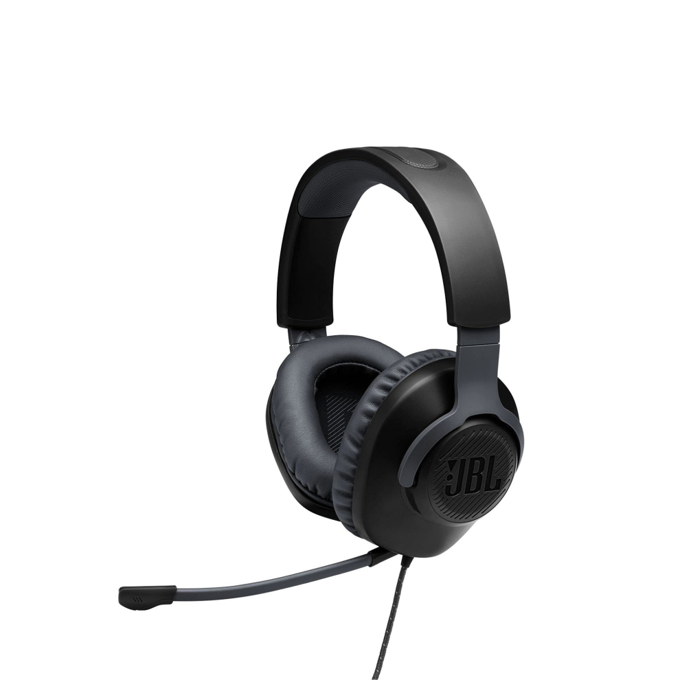 JBL Quantum 100 Wired Over-Ear Gaming Headset (Black)