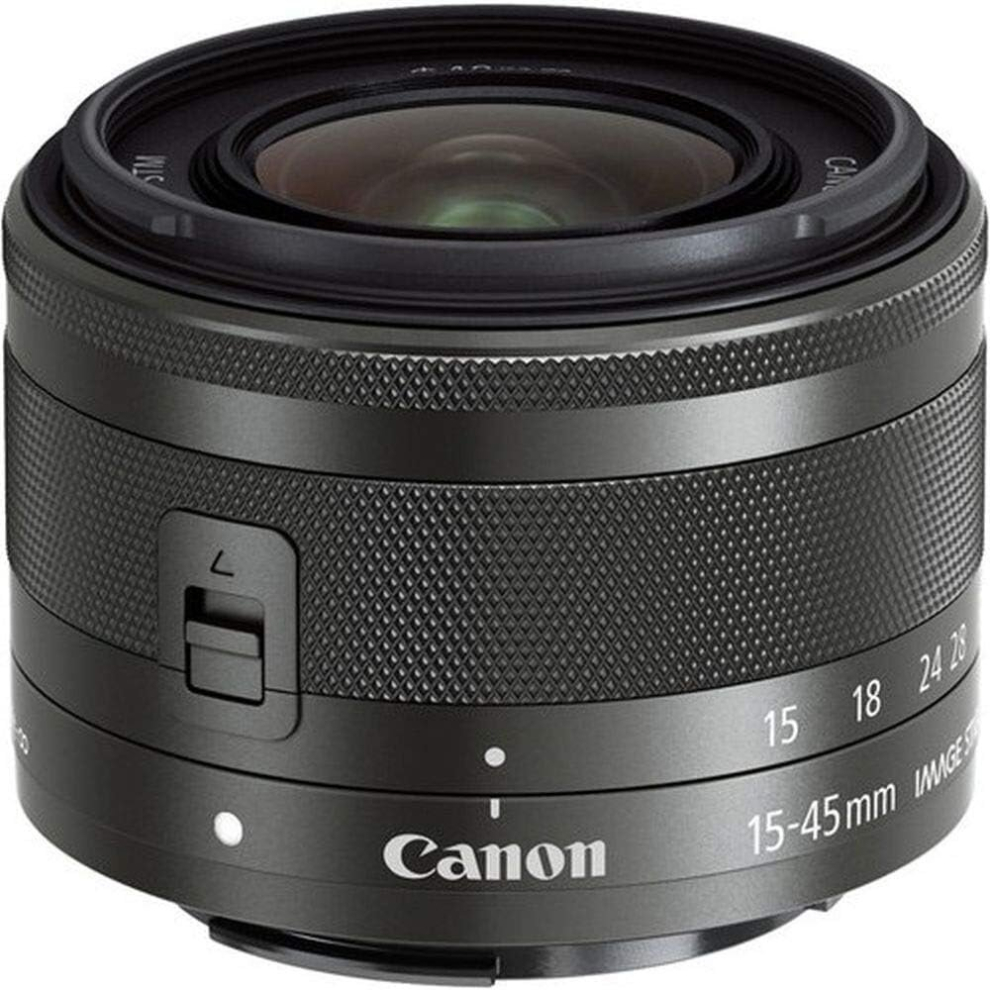 Canon EF-M 15-45mm F3.5-6.3 IS STM (Retail Pack, Black)