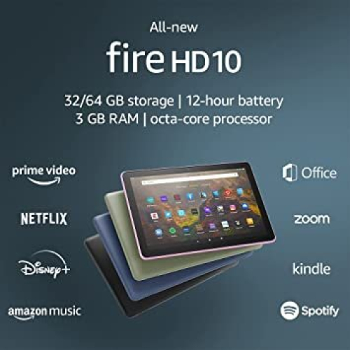 Refurbished Amazon Fire HD 10 32GB 11th Gen (2021) Olive