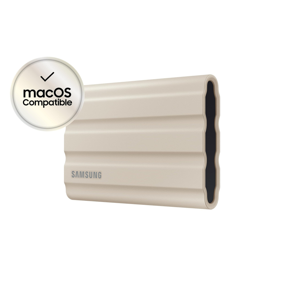 Samsung Portable SSD T7 Shield (1TB, Moonrock Beige, MU-PE1T0K)