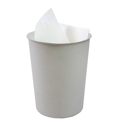 Vibrance Waste Paper Basket White PK2 2