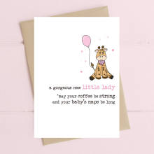 Gorgeous New Little Lady Strong Coffee Greeting Card Dandelion Stationery Cards