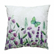 Tuppence A Bag Bumblebee, Butterfly & Lavender Cushion Gift 40cm x 40cm Square