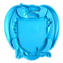 F19D Square Photo Frame Mold Diy Desktop Decor Semi-stereoscopic Pterosaur Mold
