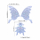F19D DIY Assembly Butterfly-Mold Light Shadow Wall-Decor Silicone Mold 7