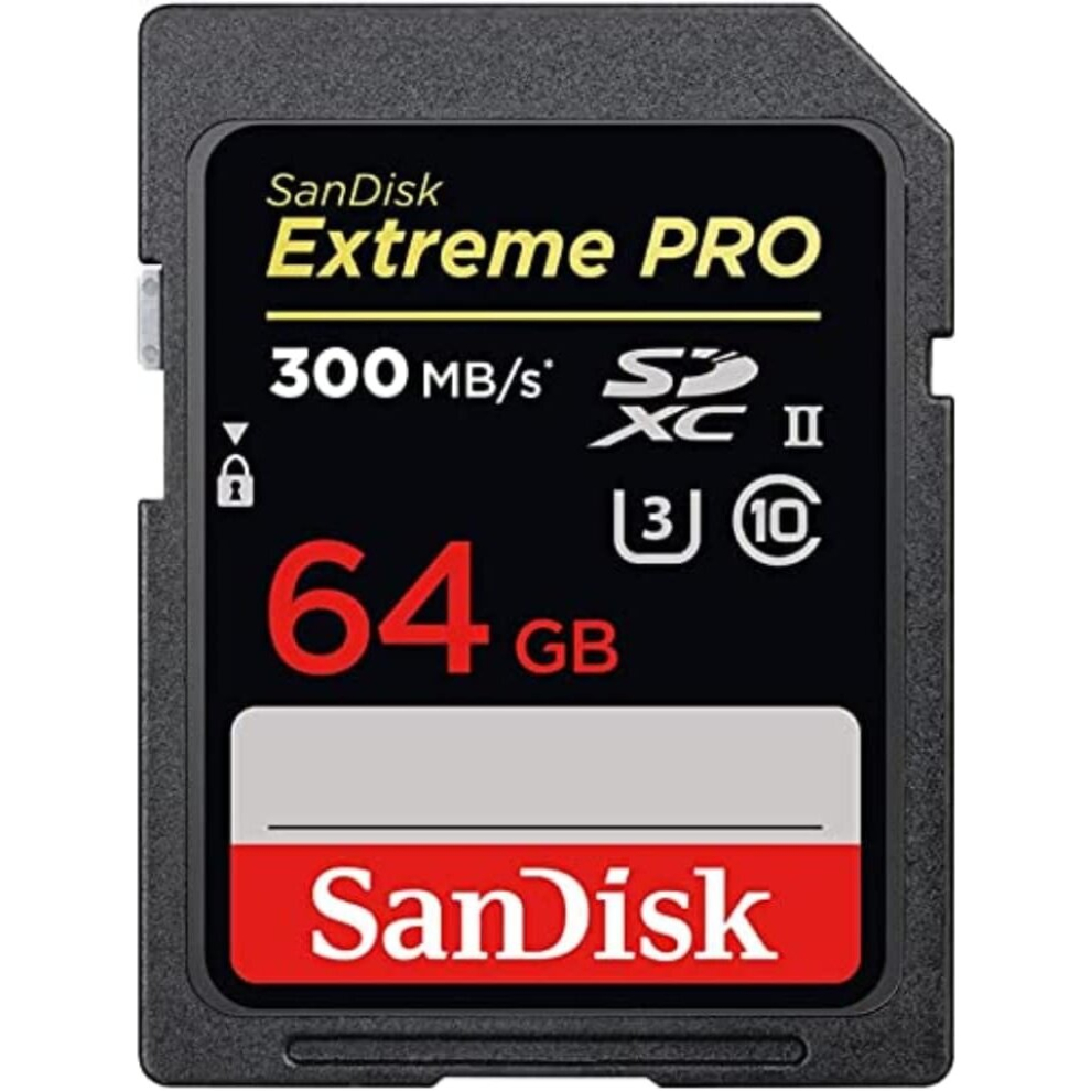 Sandisk Extreme Pro SD UHS-II (64GB, SDSDXDK-064G)