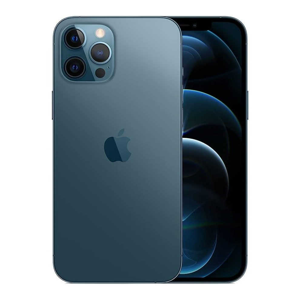 Apple iPhone 12 Pro Max A2412 (International/CN version, 128GB, Pacific Blue) Mobile Phone