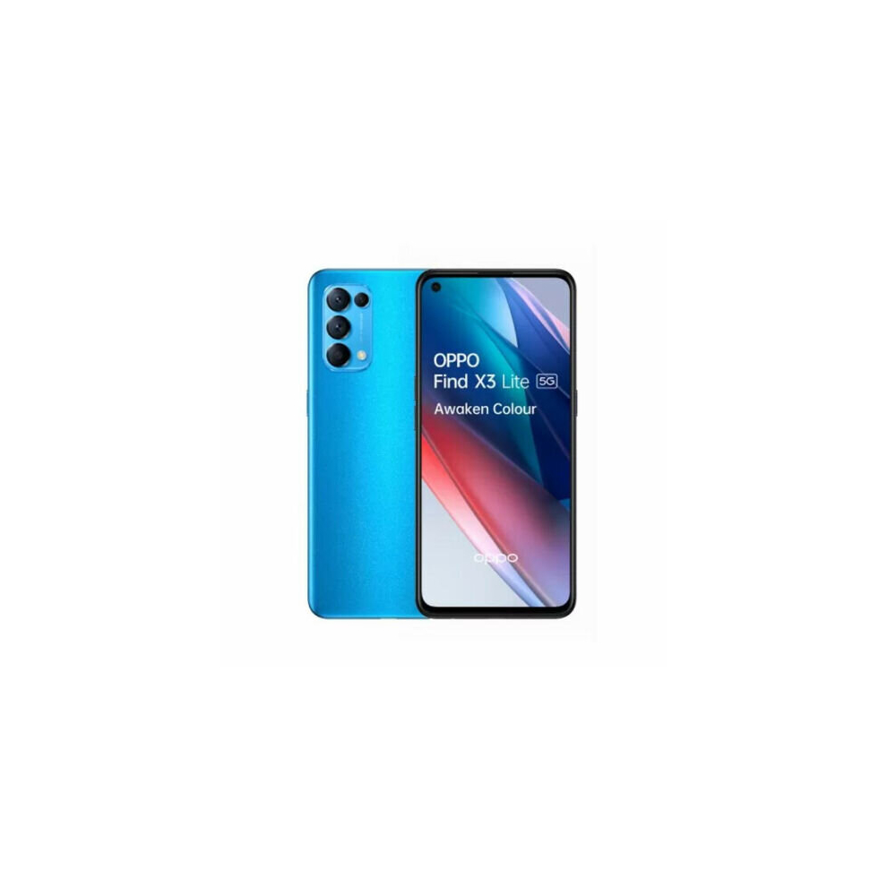 OPPO Find X3 Lite 5G (128GB/8GB, Astral Blue, CPH2145, Global Version)