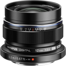 OLYMPUS Olympus M.ZUIKO DIGITAL ED 12mm f2.0 Black