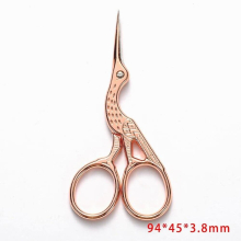 Stainless Steel Vintage Crane Scissors For Tailor Cross Stitch Scissors DIY Craft Clothing Sewing Tool