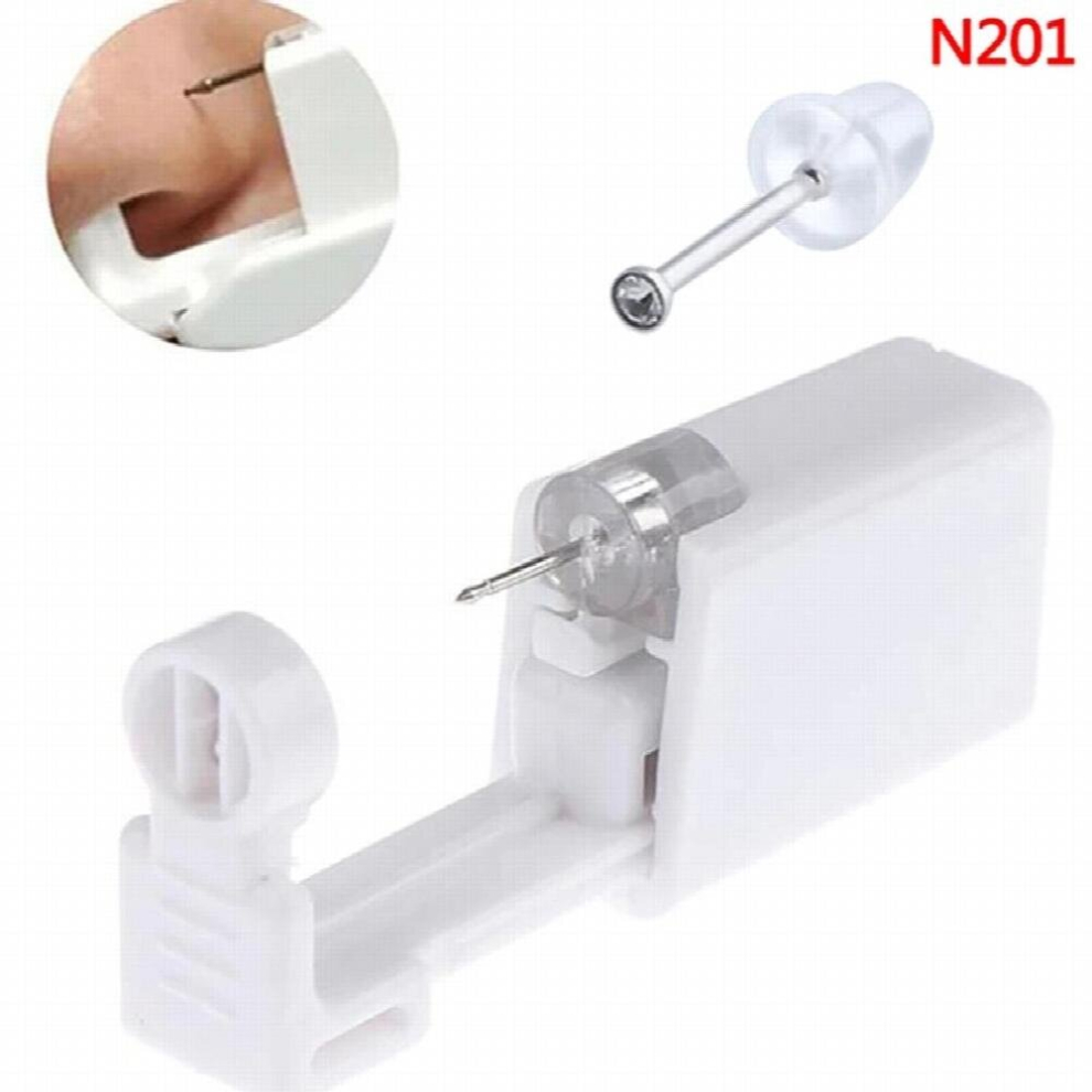 Earring Star Disposable No Pain Safe Sterile Ear Stud Piercing Gun Kit Nose Stud Piercing Tool Kit Build In Steel Stud