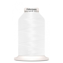 Gutermann Bulky Lock 80 Overlocker Thread White - 1000 Metres - each