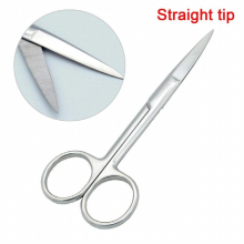 1PC Eyebrow Scissors Stainless Steel Nail Tools Eyelash Multifunctional Facial Hair Dead Skin Cuticle Trimmer Beauty Tool