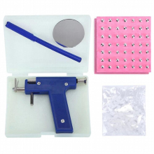 Professional Piercing Gun Tools Kit Ear Stud steel Earring Ear Nose Navel Body Piercing Gun Set No Pain Safe Sterile