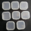 20Pcs/lot Square Mini Clear Plastic Storage Containers Box with Lids for Small Items 2